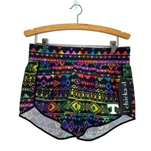 Tennessee Volunteers Vols Colorful Boho Printed Shorts Women’s Size XL Chicka-D